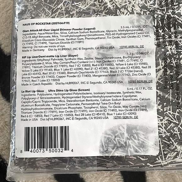 ★BOGO ALL MAKEUP★ Lady Gaga’s Makeup Kit Eyeshadow Liner Pencil Gloss ROCKSTAR🤘 - Picture 9 of 12